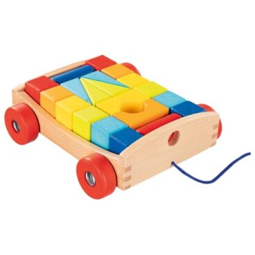 Carrinho de Puxar com Blocos
